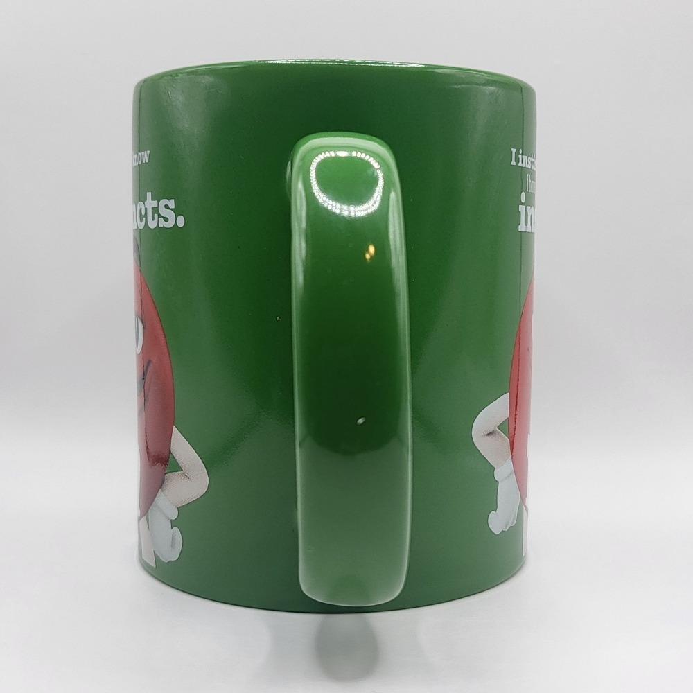 M&M's 2024 Green Mug "Instinctively Know I Have Great Instincts" Cup - Picture 5 of 7